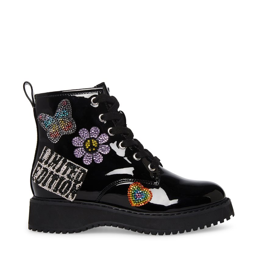 Botines Steve Madden Jkudos Niños Negras | ES XT109E